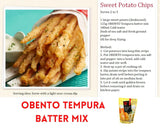 Mélange de pâte Tempura Tempura Back-Frittiermischung, 500 grammes de mélange pour la pâtisserie et la cuisine Naty Shop