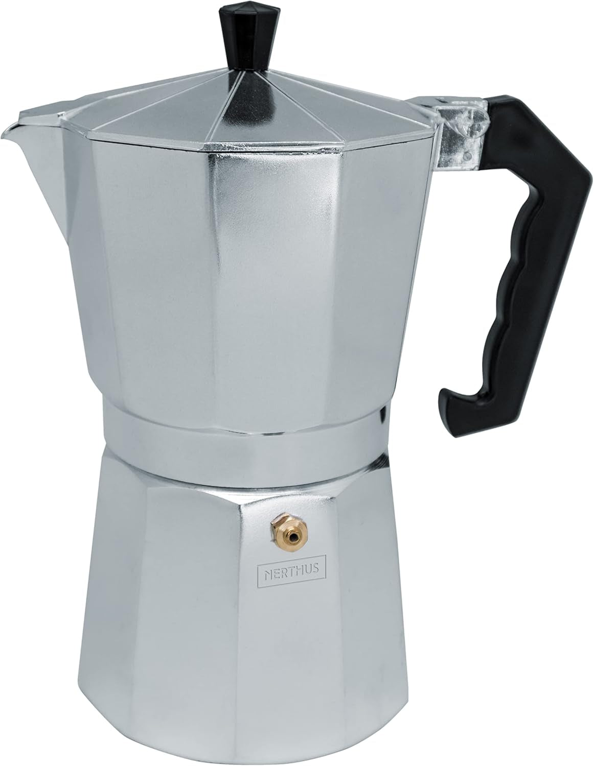 NERTHUS FIH 833 Machine à expresso à induction pour 3 tasses, Machine à expresso italienne classique