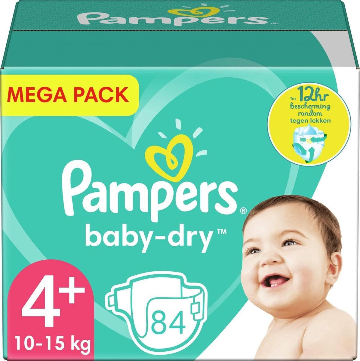(Ancienne version), Couches pour bébés taille 4+ (10-15 kg), 84 pièces