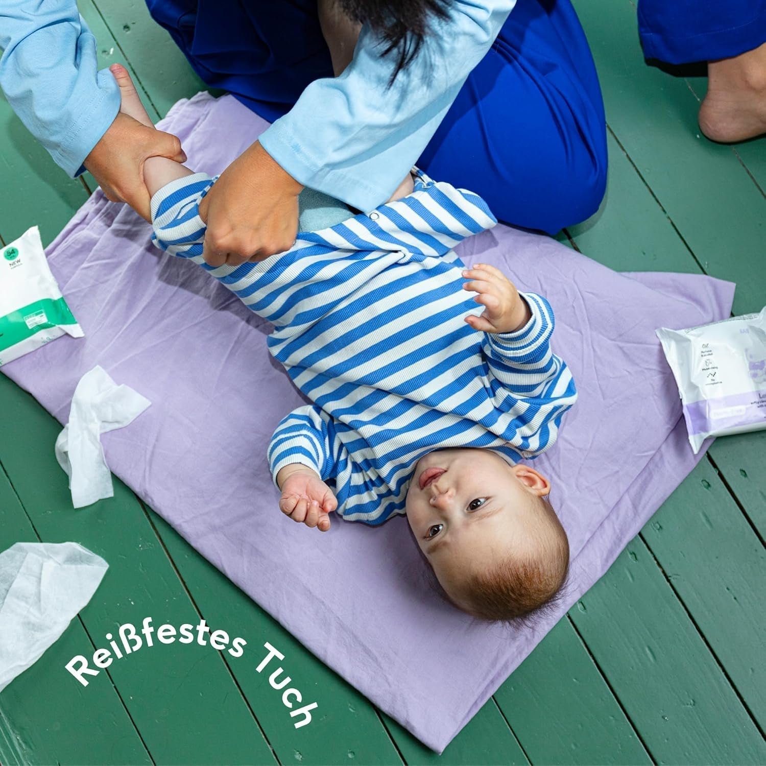 Naïf - Lingettes humides sans plastique - 1296 pièces (24 pièces x 54 lingettes humides) - Soins fesses, corps et visage de bébé - 99% d'eau - 0% parfum & alcool