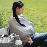 Chicco - Echarpe d'allaitement Boppy Infinity 17 Cm gris Accessoires Alimentation et Allaitement Bebe Naty Shop