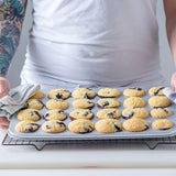 0070035 FOND POUR 24 MINI MUFFINS 38,5 X 26 X 2 H CM Moules et plaques de cuisson Naty Shop
