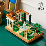 LEGO Icons Fountain Garden - Jeu de construction miniature pour adultes avec feuilles, cyprès, arbres, vignes, fleurs - Idée de cadeau d'anniversaire créative, cadeau de pendaison de crémaillère pour femmes, hommes - 10359 Jeux de construction Beuche den LEGO-Store