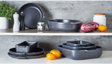 Peugeot Appolia Rechteckige Auflaufform Mit Griffen, Keramik, Schiefer / Grau, 7.2X31X21.7 Cm, Fassungsvermögen: Env. 2 L, 60060 Moules et plaques à pâtisserie Naty Shop