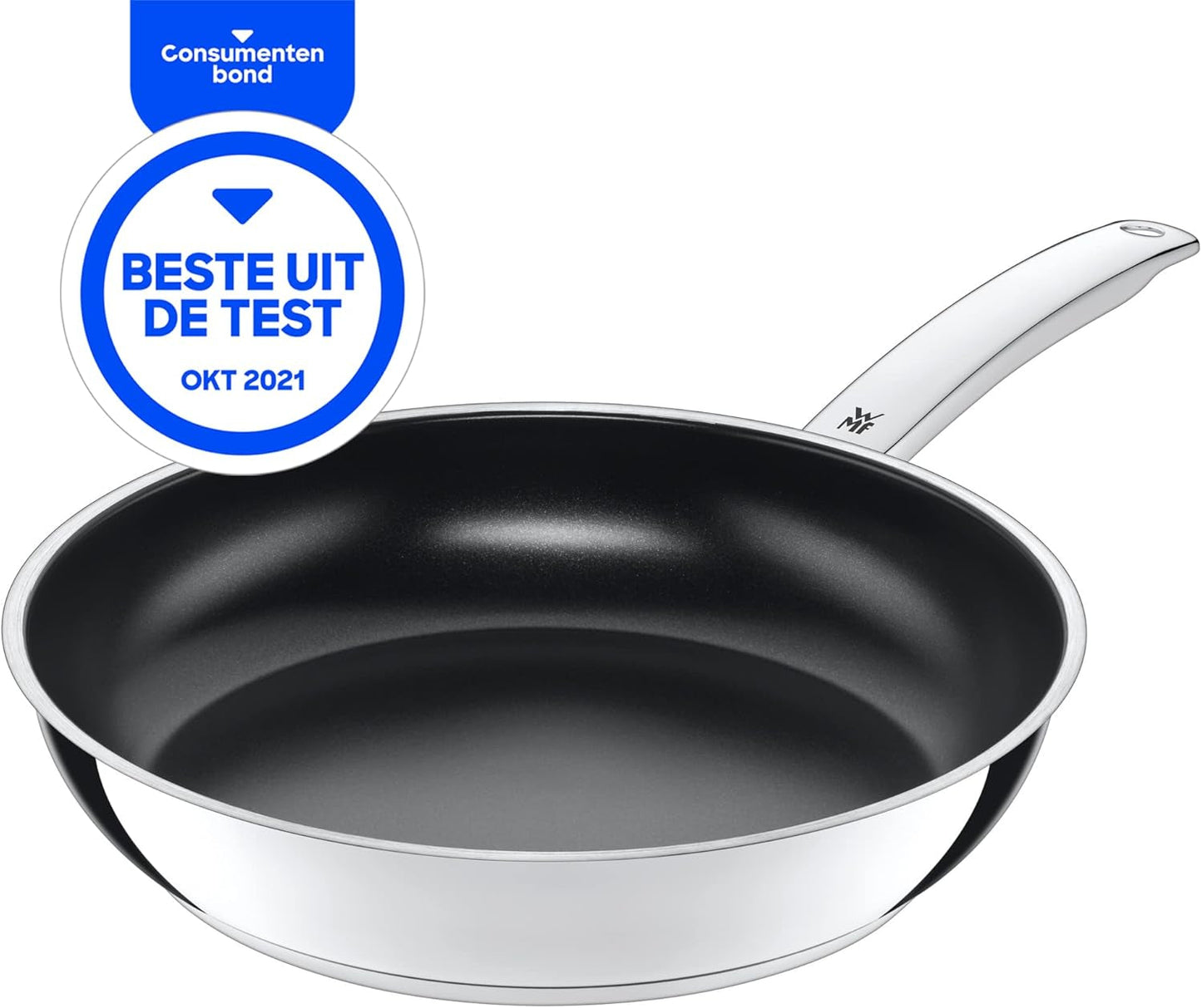 WMF Durado Bratpfanne Induktion 28 cm, Cromargan Edelstahl Beschichtet, Keramikbeschichtung, Backofenfest Naty Shop