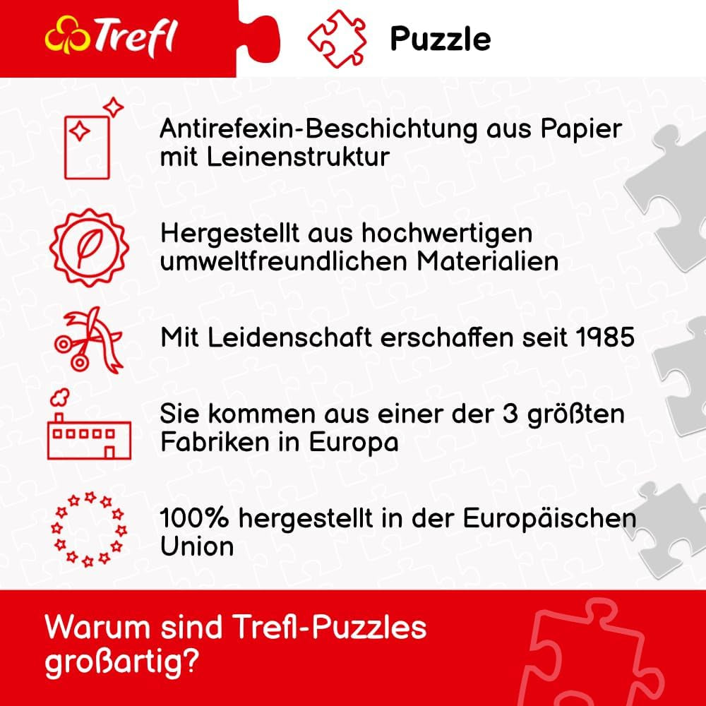 Trefl - Bora-Bora Island - Puzzle 500 pièces - Puzzle DIY avec vue sur les vacances, divertissement créatif, puzzle classique amusant pour adultes et enfants de 10 ans et plus Naty Shop