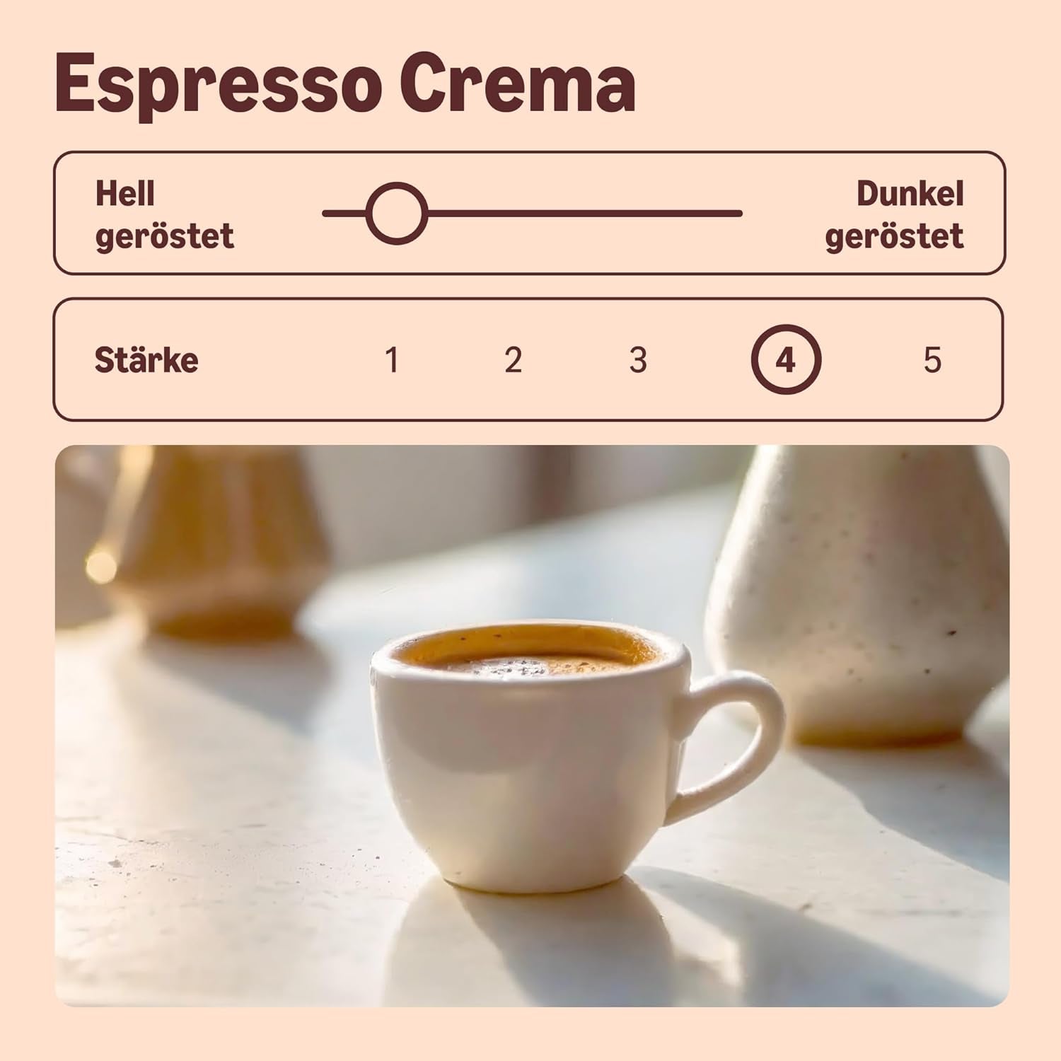 par Amazon Espresso Crema Röstkaffee Ganze Bohnen, 1 kg (2 paquets de 500 g), Rainforest Alliance-Zertifizierung