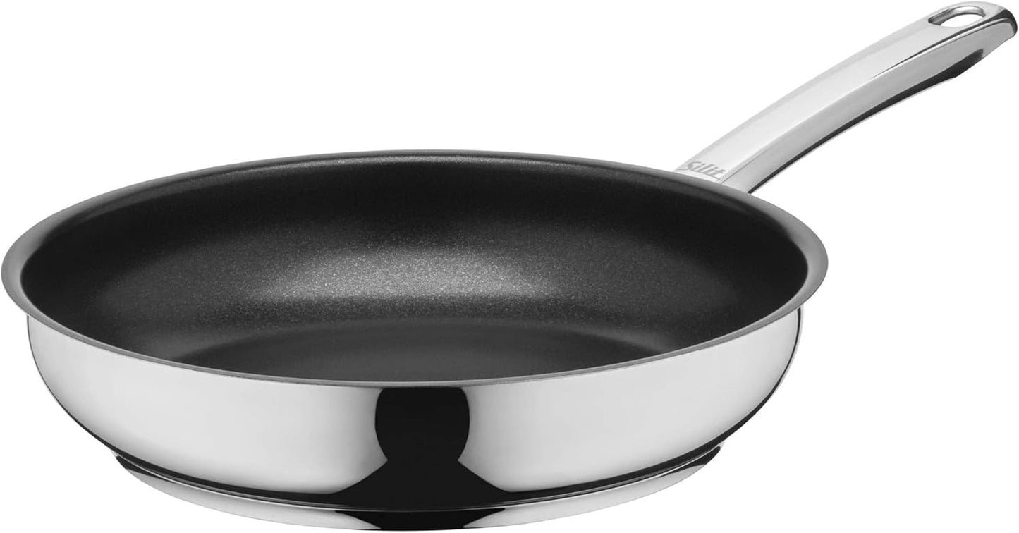 Poêle à induction Silit Calabria, poignée en acier inoxydable, casseroles et poêles allant au four Naty Shop Pan 24 Cm