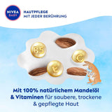 NIVEA BABY Soft & Cream Feuchttücher, Baby Feuchttücher Zur Sanften Reinigung Empfindlicher Babyhaut, Hypoallergene Feuchttücher Für Babies Mit Mandelöl and Vitaminen (4 X 57 Stück) Naty Shop
