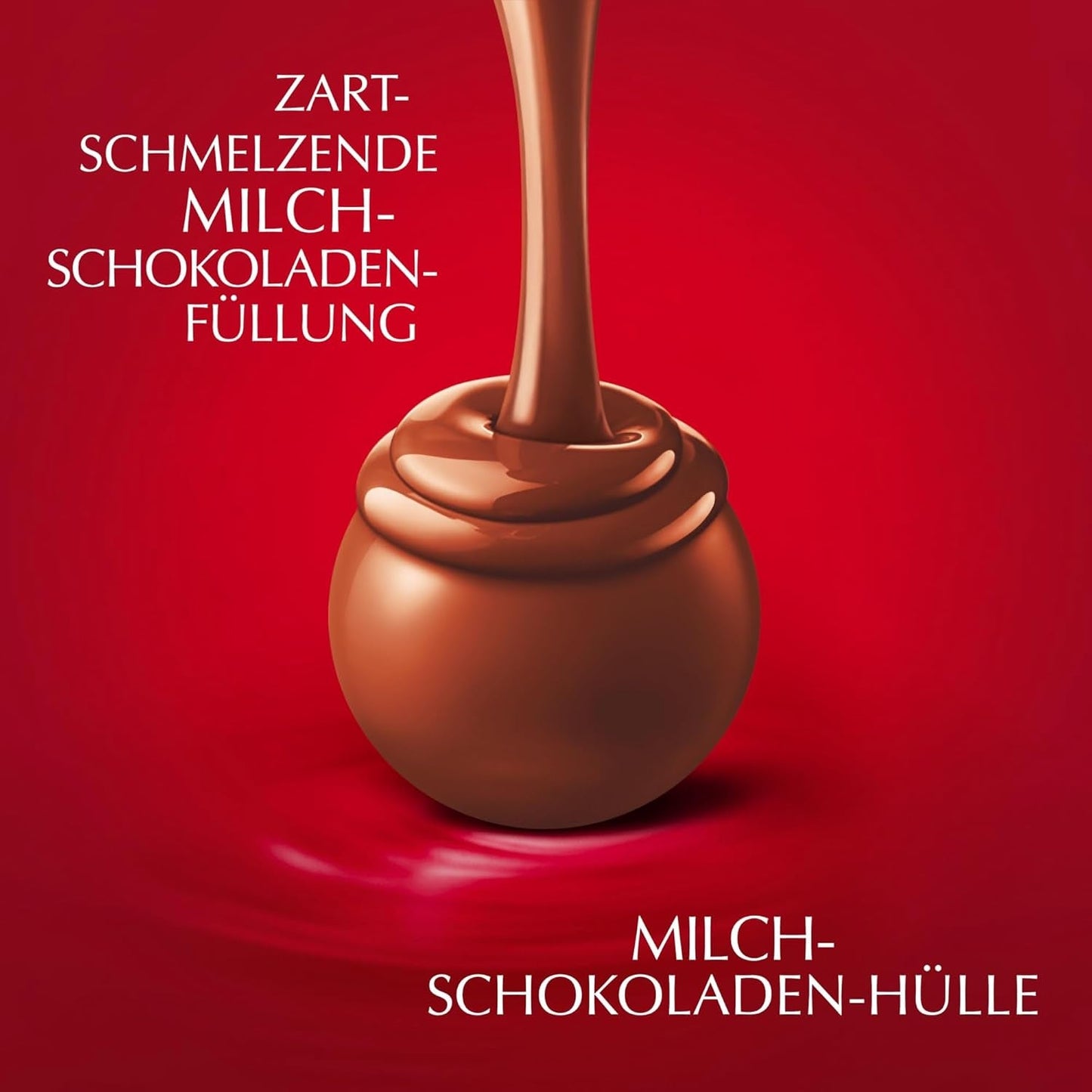 Chocolat Lindt | Cornet de chocolat au lait LINDOR | 500g | 38 boules de chocolat au lait fourrées fondantes | Cadeau chocolat