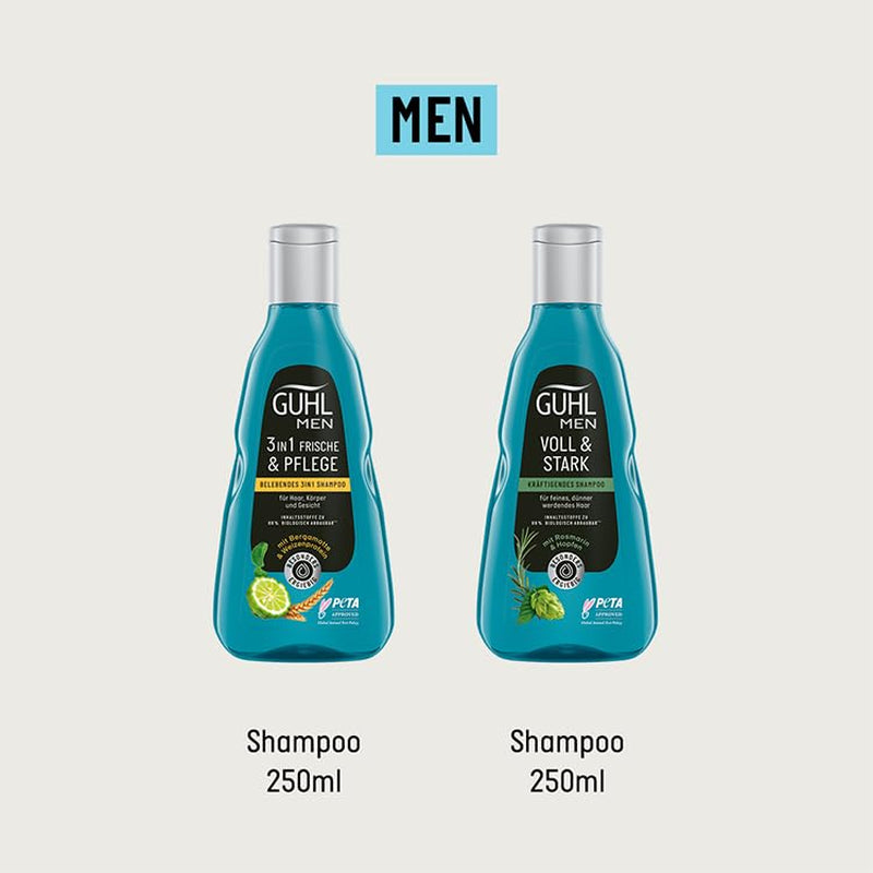 Guhl Men Full & Strong Shampoo - Type de cheveux : Fins, fins, normaux Guhl Shower & Bath