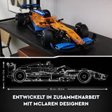 Lego Technic Mclaren Formula 1 Racing Car - Modèle F1 adulte avec moteur V6 et direction - Cadeau pour les fans de sports mécaniques et les collectionneurs - 42141 Jeux de construction Besuche den LEGO-Store