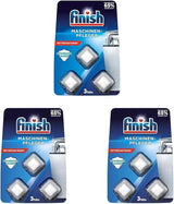 Finish Machine Cleaner Tabs - Onglets pour lave-vaisselle contre la saleté et la graisse à l'intérieur du lave-vaisselle 3 onglets Naty Shop 3 jeux de 3 onglets