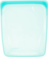 Stasher Bag Sac alimentaire réutilisable en silicone de qualité supérieure, demi-gallon, bleu, durable, four, lave-vaisselle, congélateur, sac à déjeuner écologique, préparation des aliments, 1893 ml, boîtes de conservation des aliments Naty Shop Aqua