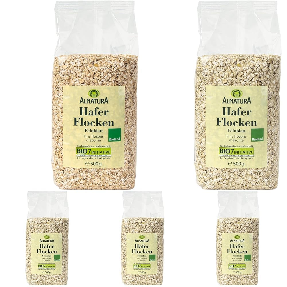 Gruau bio, petits flocons, 500g (1 paquet)