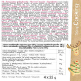 Scrapcooking - Lot de 4 Crayons de Couleur Chocolat de Noël - Marron, Blanc, Vert et Rouge - Colorants Comestibles - Colorant Alimentaire pour Écrire - Écrire et Dessiner sur Desserts, Gâteaux et Biscuits - 7060