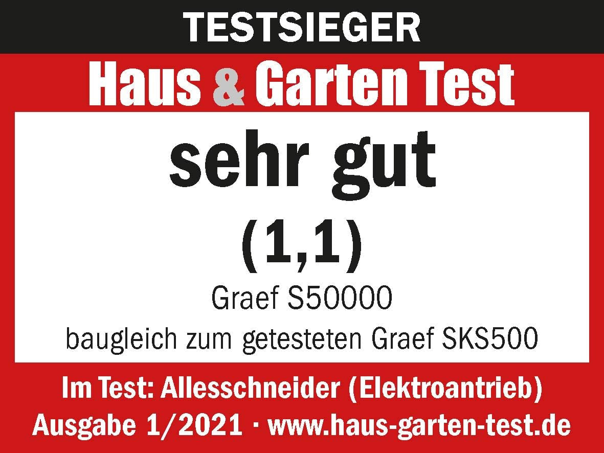 Trancheuse GRAEF S50000, argent Trancheuses et trancheuses Naty Shop