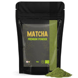 Cupplement Matcha 90 grammes bio - Thé vert en poudre de la plus haute qualité - Sans fouet ni fil de bambou - Culunaire - Coffret débutant - Latté - Fouet - Japon - Poudre - Thé - Fil - Sachet - Smoothie