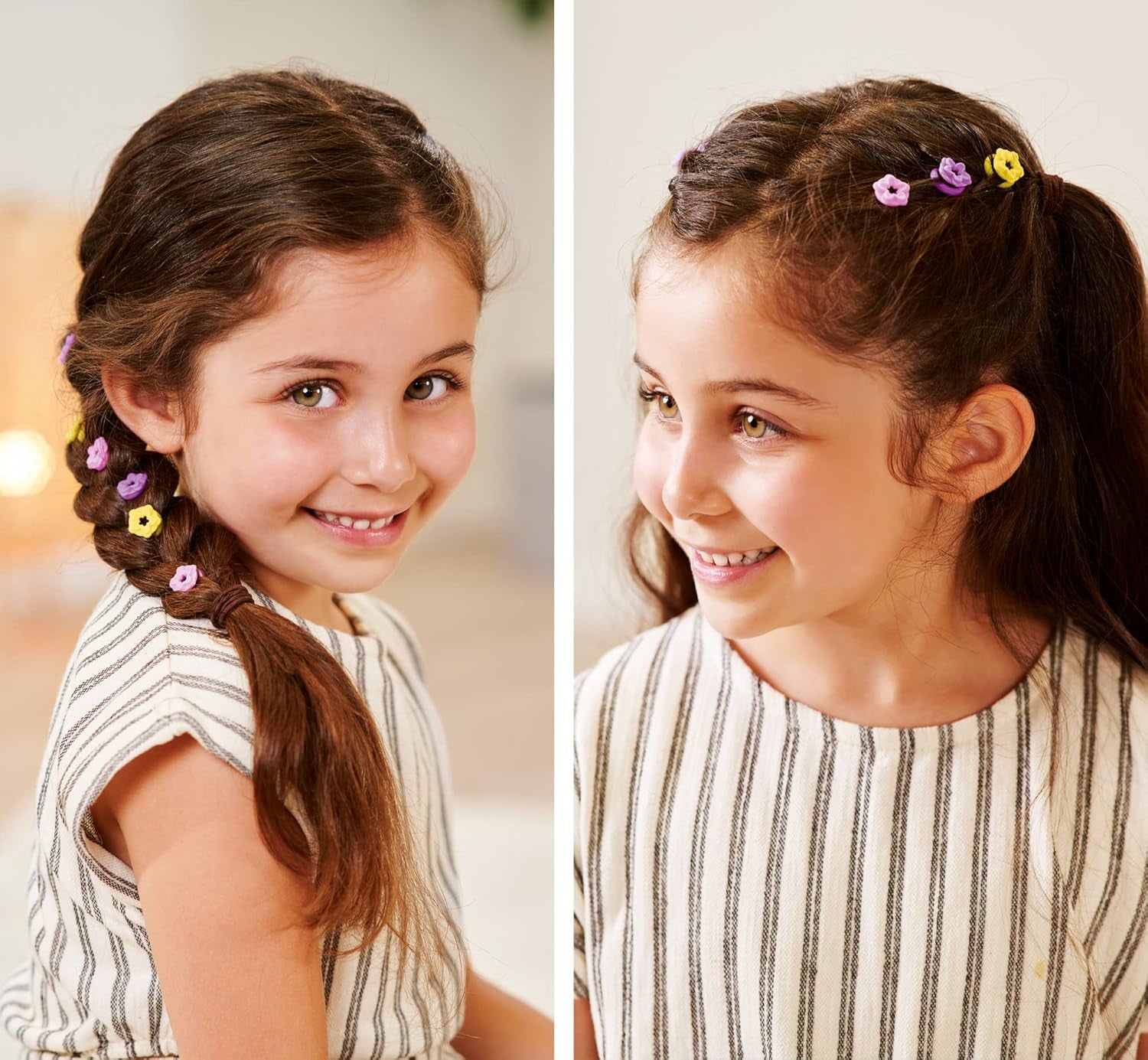 Simba 105733640 - Steffi Love Flower Hair, poupée aux cheveux extra longs, comprend 6 pinces, accessoire de tresse et peigne, 29 cm, à partir de 3 ans