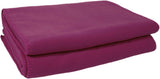 Zoeppritz Decke in Der Farbe: Rot, Aus 65% Polyester, 35% Viscose Hergestellt, Größe: 160X200 Cm, 103291-235-160X200