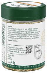 Fuchs - Fenouil entier - saveur douce et épicée pour salades de fruits - 45 g Condimente Naty Shop