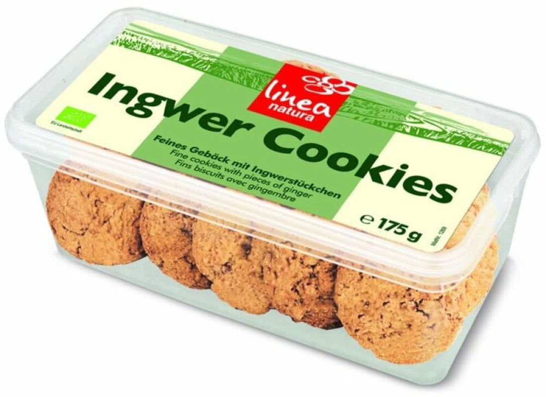 Biscuits au gingembre bio, paquet de 6 (6 x 175 g)