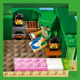 LEGO Minecraft The Turtle Beach House Maison de jouets avec accessoires pour filles et garçons à partir de 8 ans, ensemble avec animaux et personnages du jeu vidéo, cadeau pour les joueurs 21254 Jeux de construction Besuche den LEGO-Store