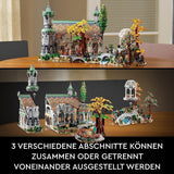LEGO Icons Le Seigneur des Anneaux : Rivendell - Ensemble de collection et de présentation pour adultes avec 15 figurines uniques dont Gandalf, Legolas, Aragorn et Frodon, exclusivement sur Amazon - 10316 Jeux de construction Besuche den LEGO-Store