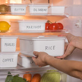 Boîte de conservation sous vide émaillée | XL| 1,85L | 23,5 x 17,5 x 7 cm | garde les aliments frais beaucoup plus longtemps | protège les aliments contre les bactéries et les infestations fongiques | sans pompe à vide Boîtes de conservation alimentaire Naty Shop