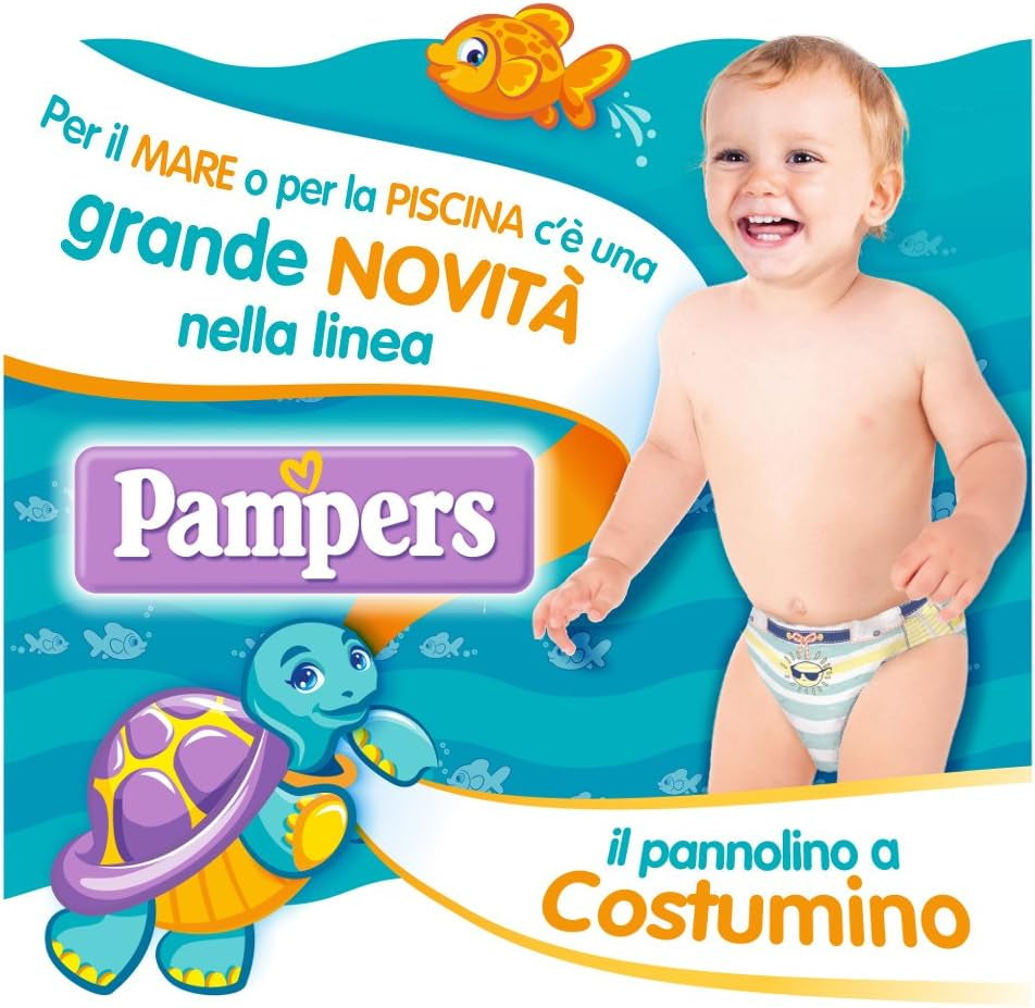 Pampers Il Costumi, 12 pièces, taille 3 (6-11 kg)