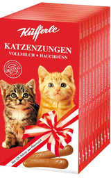 Küfferle langues de chat 10x75g multipack, chocolat au lait, 10 pièces