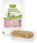 Elf-Family Konjak Reis Thai Brauner Shirataki Bowl -[Boîte pour 1 personne] - Instant Jasmin Reis - Fertiggerichte for Mikrowelle - Natural Superfoods Mikronährstoffe - Vegan/Low Carb/Fettfrei - 6er Box