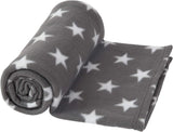 DREAMSCENE couverture confortable couverture moelleuse couverture polaire - couverture de salon chaude hiver douce, couverture de canapé, couverture de canapé, couverture câline enfants, salon et couvertures câlines 120X150Cm, couverture de canapé étoiles grises Lits et couvertures Besuche den DREAMSCENE-Store