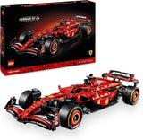 LEGO Technic Ferrari SF-24 F1 Race Car - Modèle réduit de voiture pour adultes - Ensemble de collection Formule 1 - Moteur V6, boîte de vitesses, direction et DRS à l'échelle 1:8 - Cadeau pour les fans de sports mécaniques et de voitures de course 42207 Jeux de construction Beuche den LEGO-Store Titre par défaut