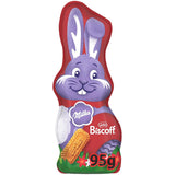 Milka Smiling Bunny Biscoff – délicat lapin de Pâques avec du chocolat et des morceaux de biscuits Lotus Biscoff – 95g