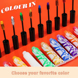 Teinture capillaire temporaire verte - 14 ml de teinture capillaire à la craie pour cheveux, bâton de teinture capillaire verte lavable, craie capillaire de couleur instantanée, teinture capillaire à la craie de carnaval pour Noël, Halloween, carnaval, teinture capillaire cosplay Naty Shop
