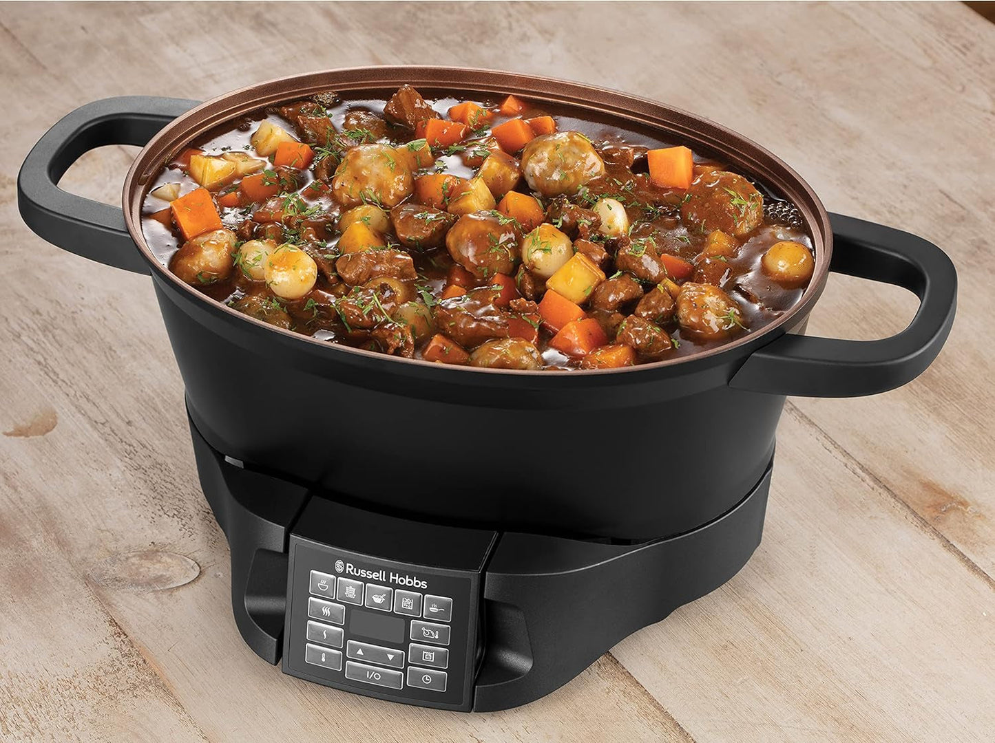 Multicuiseur Russell Hobbs 6,5L, affichage numérique, 8 fonctions de cuisson Mijoteuse Naty Shop