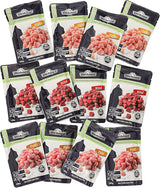 Dehner Premium Katzenfutter Sensitive Multipack, Nassfutter, pour ernährungsensible Katzen, je 4 x Huhn / Rind / Pute, 12 x 100 g Sachet (1,2 kg)
