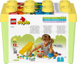 LEGO DUPLO Classic Brick Box Voitures et camions, ensemble de jeu de véhicules pour enfants à partir de 1,5 ans, jouet d'apprentissage créatif, jouet de voiture et ensemble de voiture de course 10439 Jeux de construction Besuche den LEGO-Store