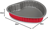 508000000hgnam Rossana 2.0, forme coeur 25 cm, acier avec revêtement inadéquat, Moules et plaques pour pâtisserie Naty Shop