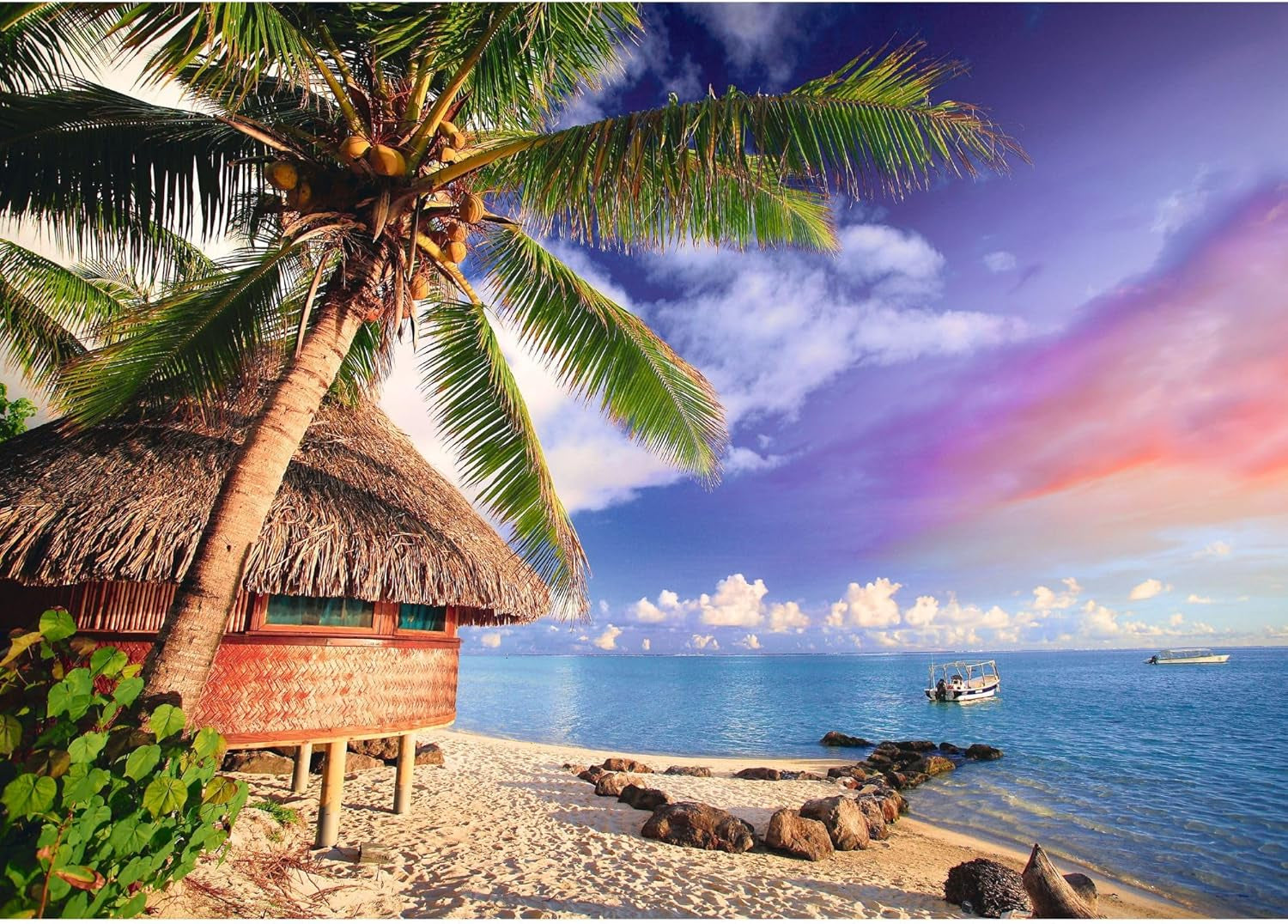 Trefl - Bora-Bora Island - Puzzle 500 pièces - Puzzle DIY avec vue sur les vacances, divertissement créatif, puzzle classique amusant pour adultes et enfants de 10 ans et plus Naty Shop