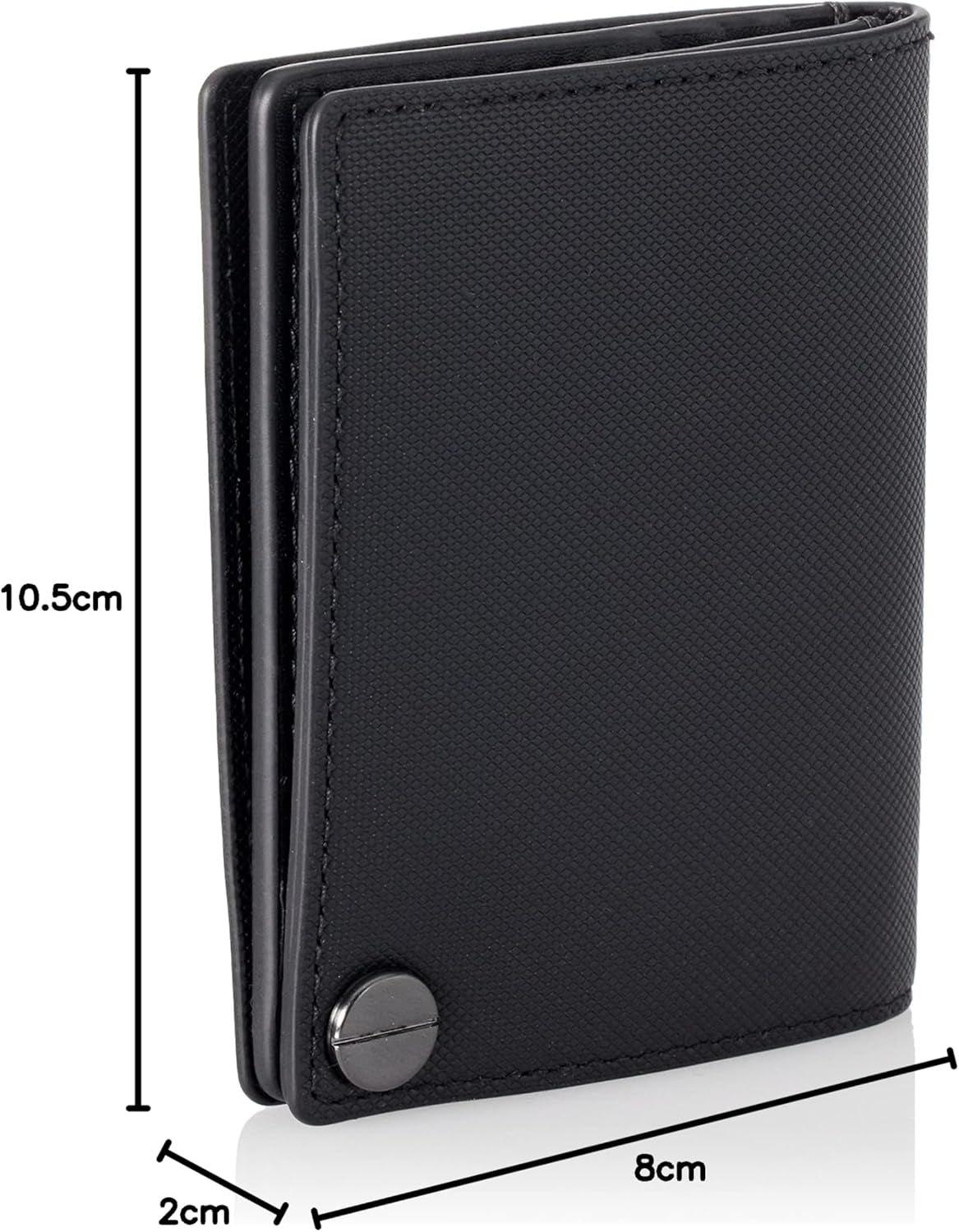 Calvin Klein CK CLEAN PQ COVERED CARDHOLDER Portefeuille pour homme, noir (Ck Black), OS Wallet Men Naty Shop