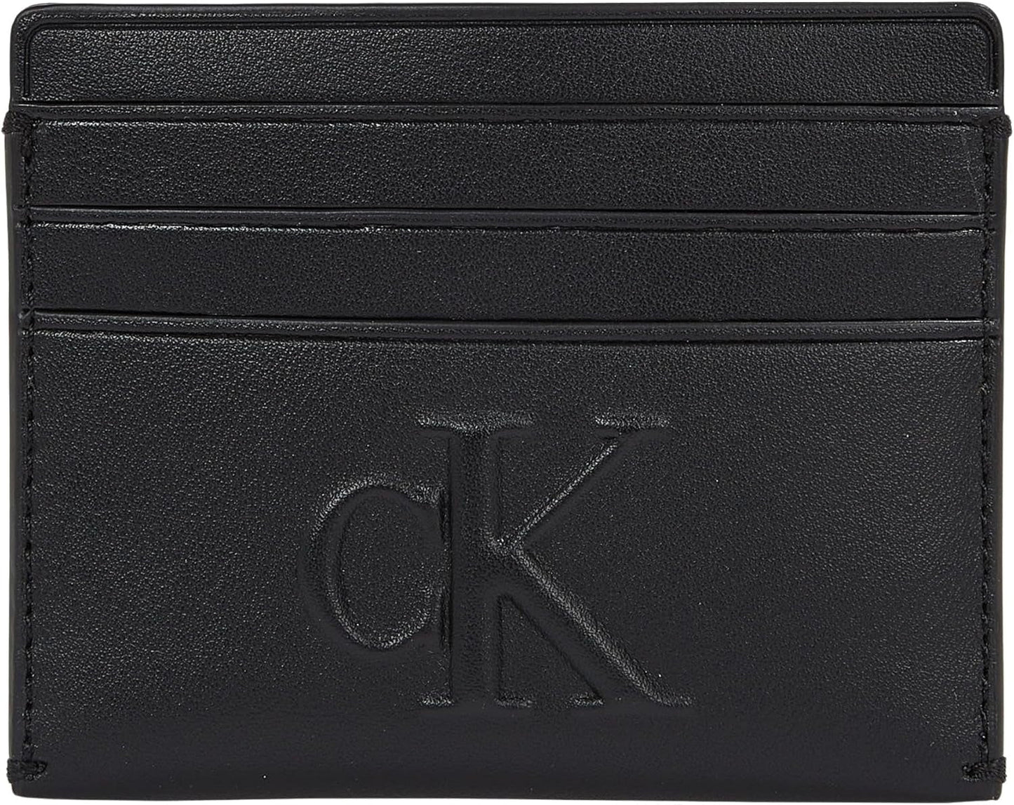 Calvin Klein Ladies Sculpted Cardcase 6cc Cardholder Portefeuille Femme Naty Shop Na Black Os