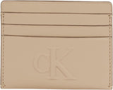 Calvin Klein Ladies Sculpted Cardcase 6cc Portefeuille Porte-Cartes Femme Naty Shop Tableware Os
