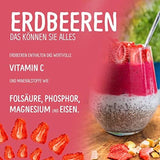 Fraises lyophilisées 300g : tranches de fraises séchées non sucrées - Fraises lyophilisées aux purs fruits, pleines de saveur : baies lyophilisées - Fruits secs NUTRIPUR Produits déshydratés Naty Shop
