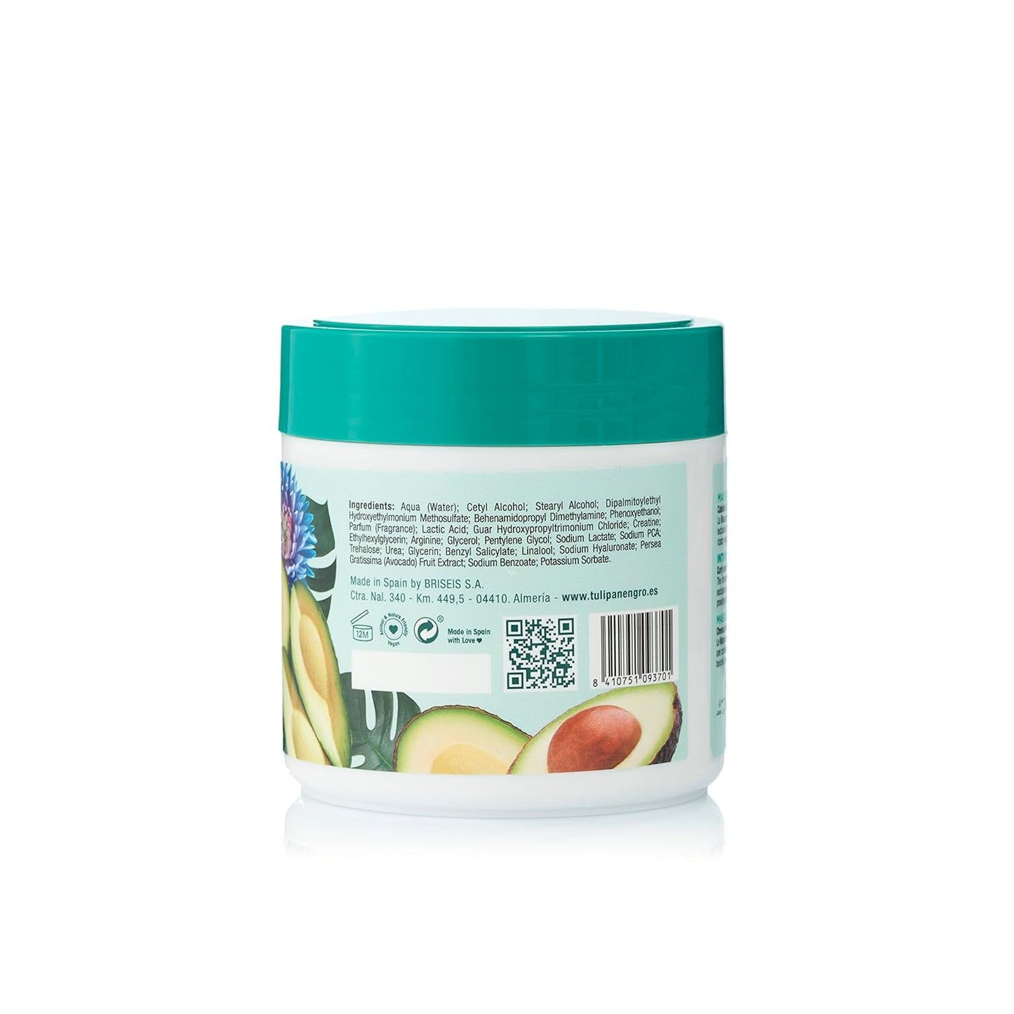 Masque tulipe noire, intensif, hydratant, 400 ml Naty Shop masque capillaire