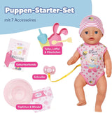 BABY Born Lena (Girl) - poupée 36 cm - 7 fonctions, y compris accessoires et matelas - Fonctionne entièrement sans piles - Convient aux petits enfants à partir de 1 an