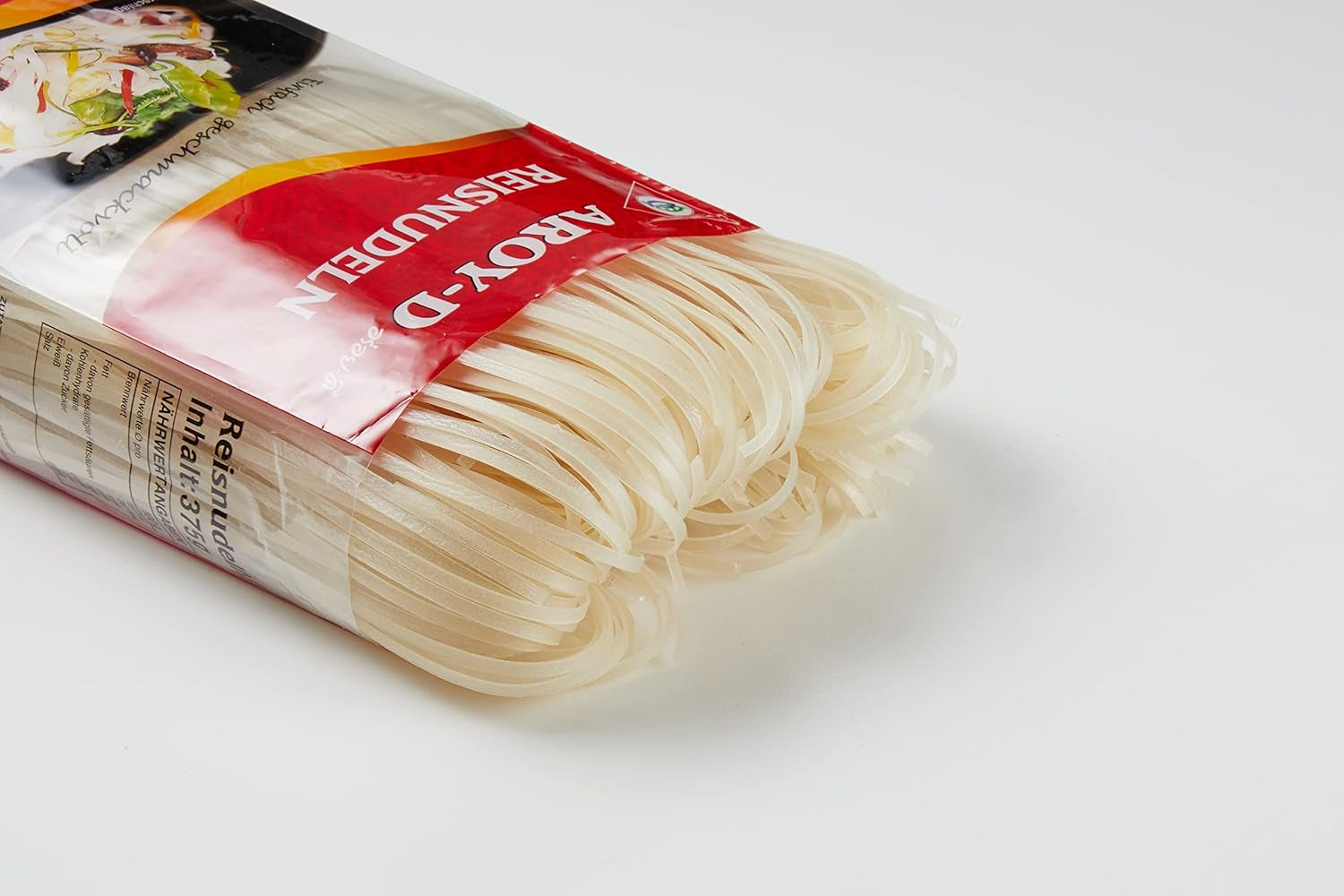 Nouilles de riz Aroy-D sans gluten, paquets de 3 mm (1 paquet x 375 g)