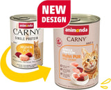 animonda Carny Adult Single Protein Pure Chicken (6 x 400g), nourriture humide pour chats adultes avec une seule source de protéines, nourriture humide pour chats adultes, sans céréales et sans sucre