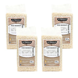 Riz italien à grains entiers, riz non raffiné à haute teneur en fibres, idéal pour les salades de riz créatives et les plats sains, emballé sous vide, 4 paquets x 500 g